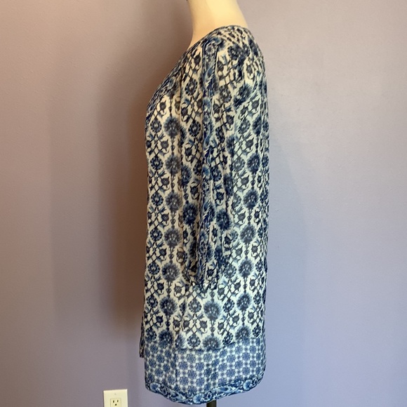 Joie Dress with attached long Cotton Slip, size XS - Picture 4 of 16